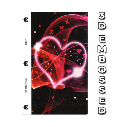 Mobile Phone Embossed 3 Layer Skin - 8007