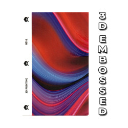 Mobile Phone Embossed 3 Layer Skin - 8016