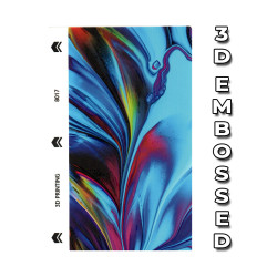 Mobile Phone Embossed 3 Layer Skin - 8017