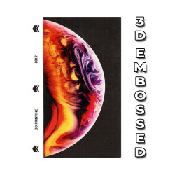 Mobile Phone Embossed 3 Layer Skin - 8019