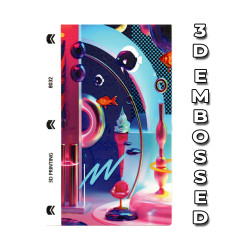 Mobile Phone Embossed 3 Layer Skin - 8032