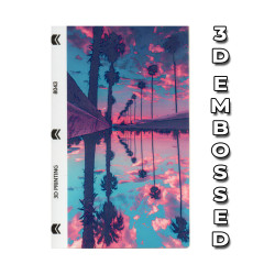 Mobile Phone Embossed 3 Layer Skin - 8043