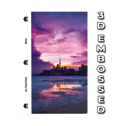 Mobile Phone Embossed 3 Layer Skin - 8044