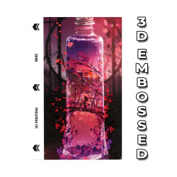 Mobile Phone Embossed 3 Layer Skin - 8045