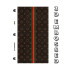Mobile Phone Embossed 3 Layer Skin - 8066