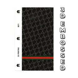Mobile Phone Embossed 3 Layer Skin - 8071