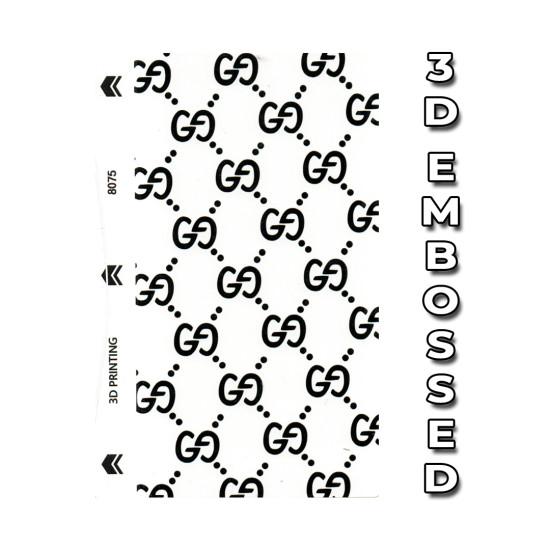 Mobile Phone Embossed 3 Layer Skin - 8075 Mobile Phone Embossed 3 Layer Skin - 8075