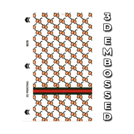 Mobile Phone Embossed 3 Layer Skin - 8078 Mobile Phone Embossed 3 Layer Skin - 8078