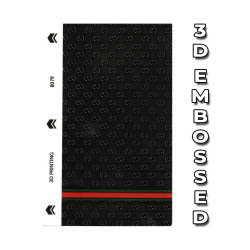 Mobile Phone Embossed 3 Layer Skin - 8079