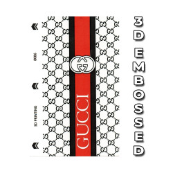 Mobile Phone Embossed 3 Layer Skin - 8086