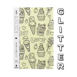 Mobile Phone Glitter Skin - 8208