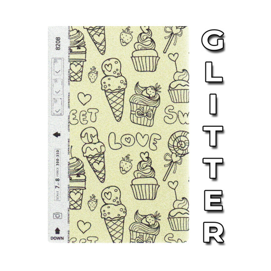 Mobile Phone Glitter Skin - 8208 Mobile Phone Glitter Skin - 8208