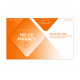 TPU Material Hydrogel Explosion Proof Film - UV Privacy Clear (PFC) (230*110MM - 25Pcs)