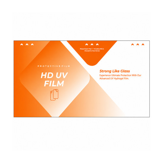 TPU Material Hydrogel Explosion Proof Film - UV Clear (PFC) (230*110MM - 25Pcs)