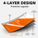 TPU Material Hydrogel Explosion Proof Film - Matte Privacy (180*120MM - 50Pcs)