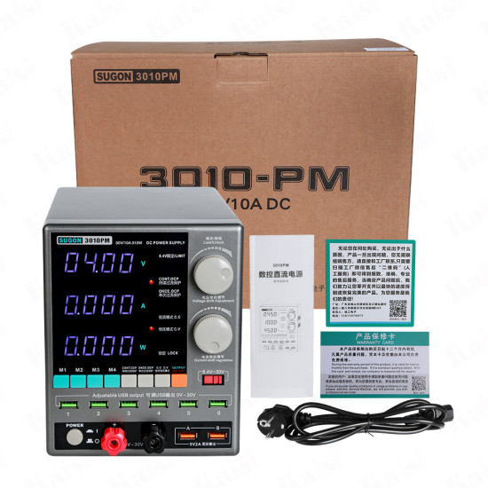 SUGON 3010PM Adjustable Digital DC Power Supply With Short Killer ( 30V~10A ) SUGON 3010PM Adjustable Digital DC Power Supply With Short Killer ( 30V~10A )