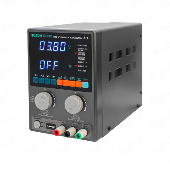 SUGON 3005D Adjustable Digital DC Power Supply With Short Killer With Memory Option ( 30V~5A ) - 2026 Version