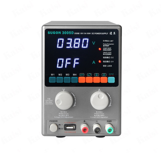 SUGON 3005D Adjustable Digital DC Power Supply With Short Killer With Memory Option ( 30V~5A ) - 2026 Version