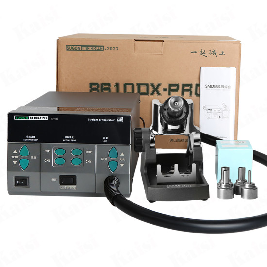 SUGON 8610DX Pro High Power Heat Gun Digital Display SMD Rework Station (1000W)