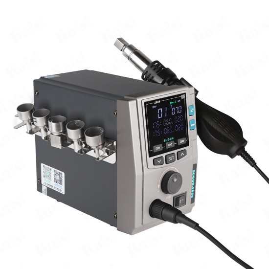Sugon 2026 Intelligent Digital Hot Air SMD Rework Station (700W)