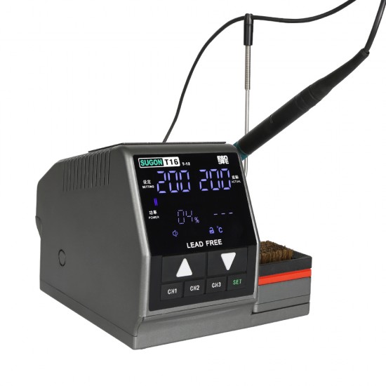 Sugon T16 Soldering Iron Station 2S Rapid Heating With Knife Bit (120W) Sugon T16 Soldering Iron Station 2S Rapid Heating With Knife Bit (120W)
