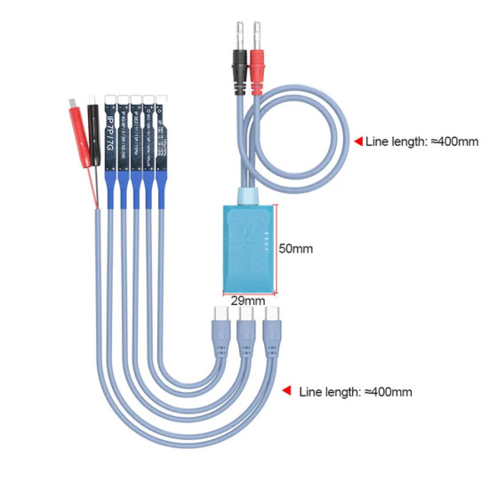 Sunshine SS-908E IP Series Repair Special Power On Line Cable for iPhone 7 to 15 Pro Max