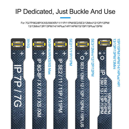 Sunshine SS-908E IP Series Repair Special Power On Line Cable for iPhone 7 to 15 Pro Max
