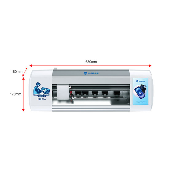 Sunshine Sticker / Screen Guard 16 Inch Cutting Machine With Lifetime Updates & Unlimited Cutting - Y25 Plus