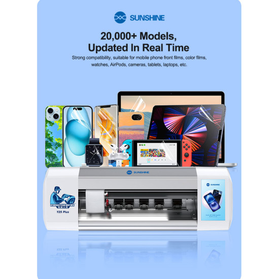 Sunshine Sticker / Screen Guard 16 Inch Cutting Machine With Lifetime Updates & Unlimited Cutting - Y25 Plus