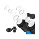 Sunshine M9T (3D Continuous Zoom) 6X~45X True Zoom Trinocular Stereo Microscope - Exclusive Quality