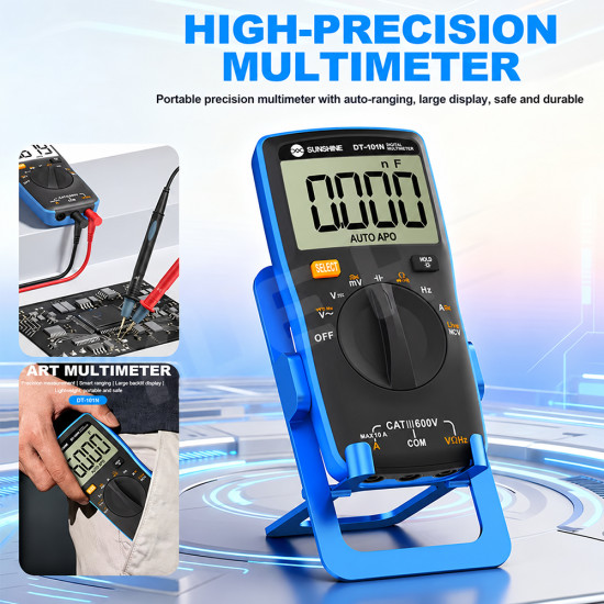 Sunshine DT-101N Pocket-Style Auto-Range Smart Precision Multimeter