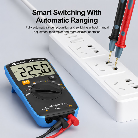 Sunshine DT-101N Pocket-Style Auto-Range Smart Precision Multimeter