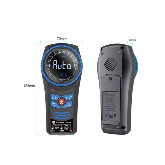 Sunshine DT-24R True RMS Smart Color Screen Rotary Dial Multimeter