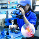 Sunshine R360 Pro (7X-58X) Foldable / Rotatable Eye Distance Adjustment Integrated Microscope With CTV And Light Set