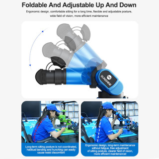 Sunshine R360 Pro (7X-58X) Foldable / Rotatable Eye Distance