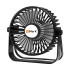 Portable USB Table Fan with 3 Speed Mode ( Color - Black/Pink ) FS022