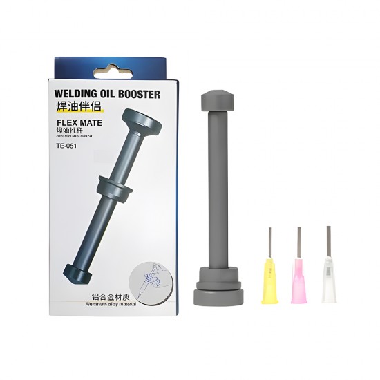 TE-051 Syring Booster For Flux Tube (Aluminum Alloy Material) TE-051 Syring Booster For Flux Tube (Aluminum Alloy Material)
