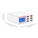 TE-896 6 Port USB Smart Lightning Charger With QC 3.0 Port TE-896 6 Port USB Smart Lightning Charger With QC 3.0 Port