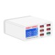 TE-896 6 Port USB Smart Lightning Charger With QC 3.0 Port TE-896 6 Port USB Smart Lightning Charger With QC 3.0 Port