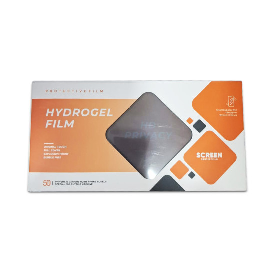 TPU Material Hydrogel Explosion Proof Film - Privacy Clear (PFC) (230*110MM - 50Pcs)