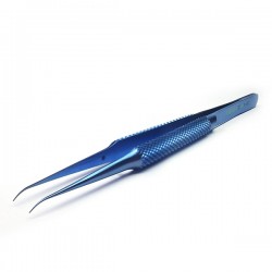 0.15 Titanium Bent Tweezer For IC Work - Exclusive Quality