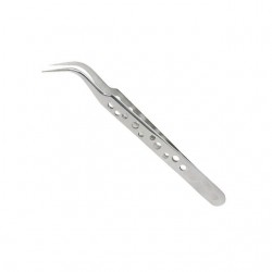 Precision Perforated Tweezer OS-15 - Bent