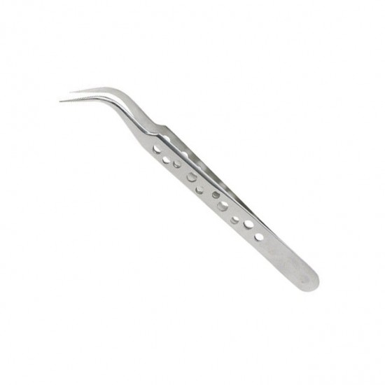 Precision Perforated Tweezer OS-15 - Bent Precision Perforated Tweezer OS-15 - Bent