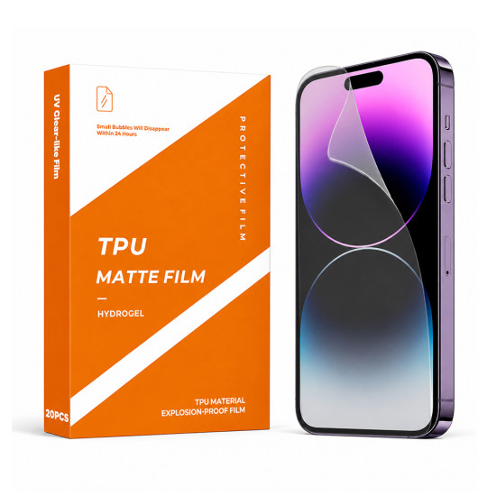 TPU Material Hydrogel Explosion Proof Film - Matte (195*120MM - 50Pcs)
