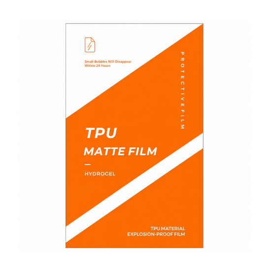 TPU Material Hydrogel Explosion Proof Film - Matte (195*120MM - 50Pcs)