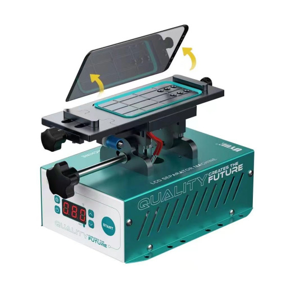 Uyue 958S-3 Pro 7-inch Edge Screen Heating Separator Machine (Left/Right Tilt 45° & Rotation 360°)