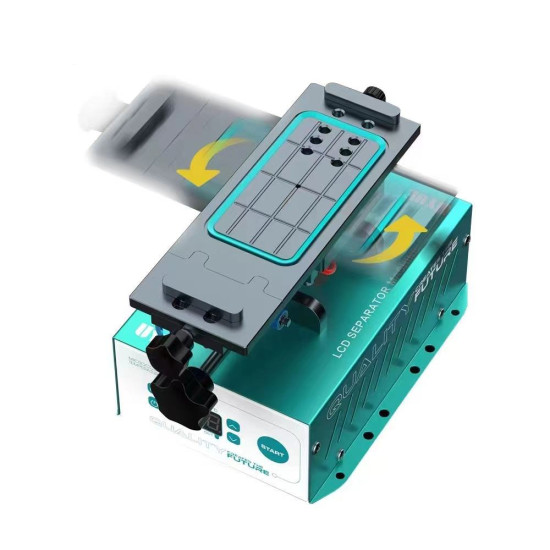 Uyue 958S-3 7-inch Edge Screen Heating Separator Machine (Left/Right Tilt 45° & Rotation 360°)