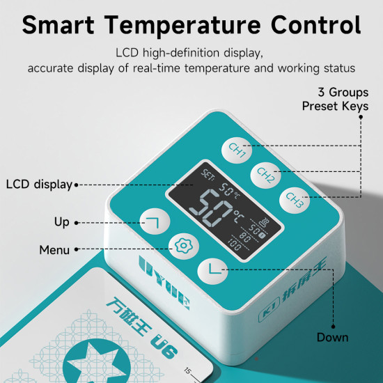 UYUE K1 15-Inch LCD Screen Separator Heating Platform