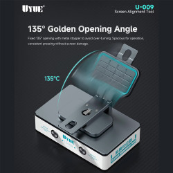 Uyue U-009 Ultra 8-inch Dual Independent Vacuum System LCD Screen Alignment Tool Built-in Alignment Lighting