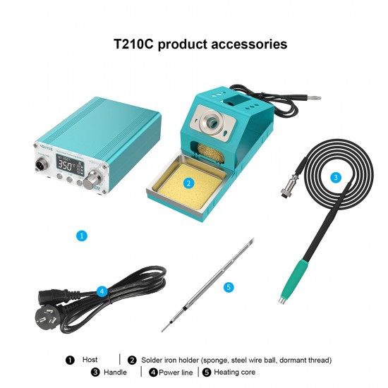 UYUE T210C Soldering Iron Station 2S Rapid Heating (75W) UYUE T210C Soldering Iron Station 2S Rapid Heating (75W)